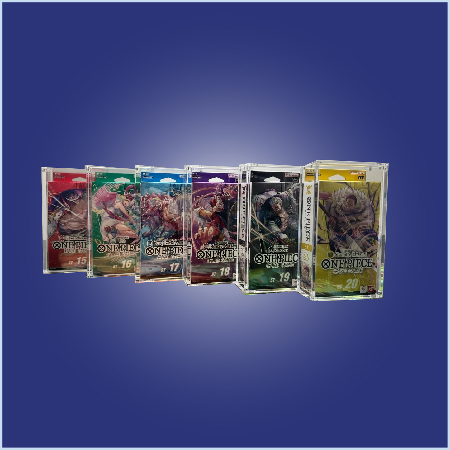 One Piece Starter Deck Magnetic Acrylic Case Structure Deck