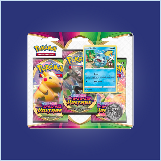 Pokemon TCG Sword & Shield Vivid Voltage 3 Pack Blister