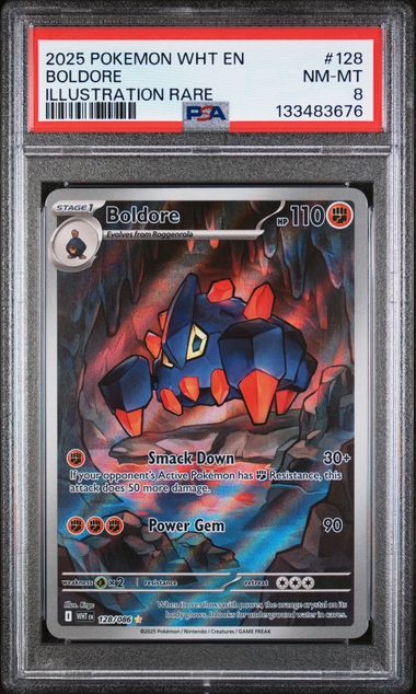 [PSA 8] WHITE FLARE #128/086 BOLDORE #133483676